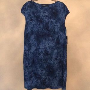 NWT Ralph Lauren Blue Casual dress 1X